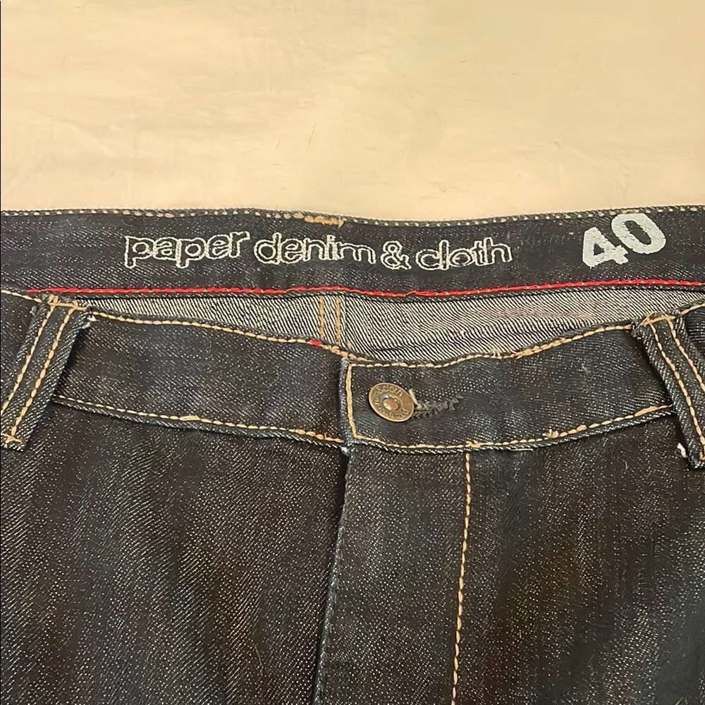 Paper Denim & Cloth Blue Jeans Classic Style size 40 waist 34 long